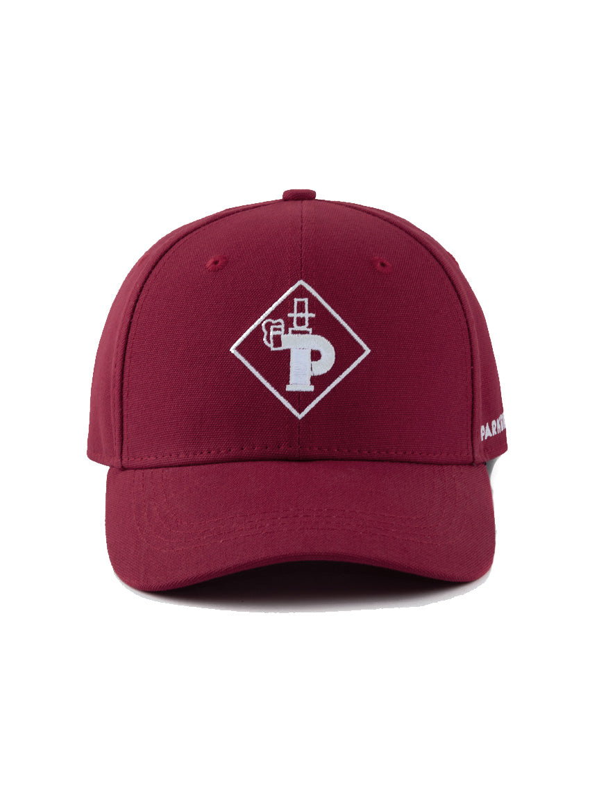 #Parkbräu Basecap Weinrot