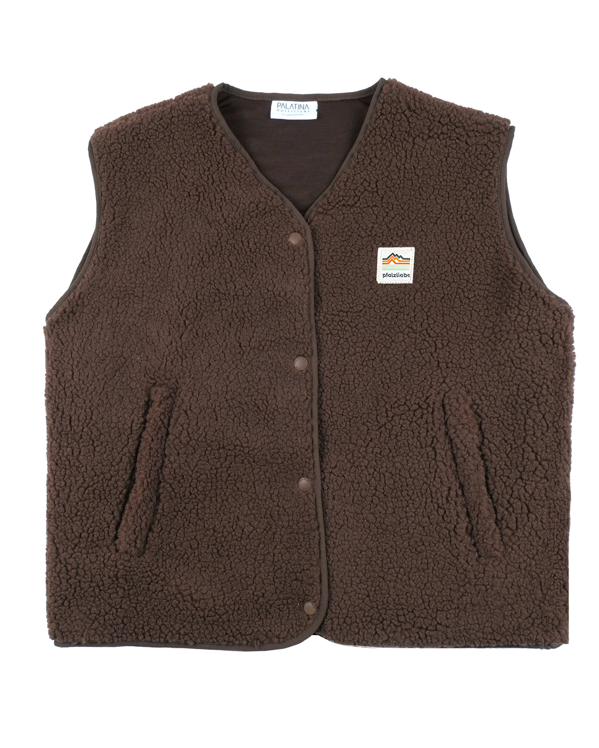 #PFALZLIEBE Weste Schoko