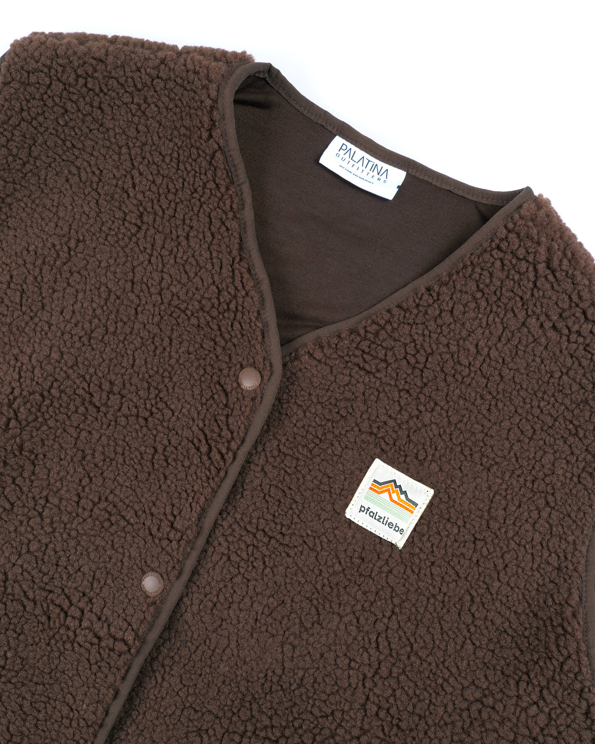 #PFALZLIEBE Weste Schoko