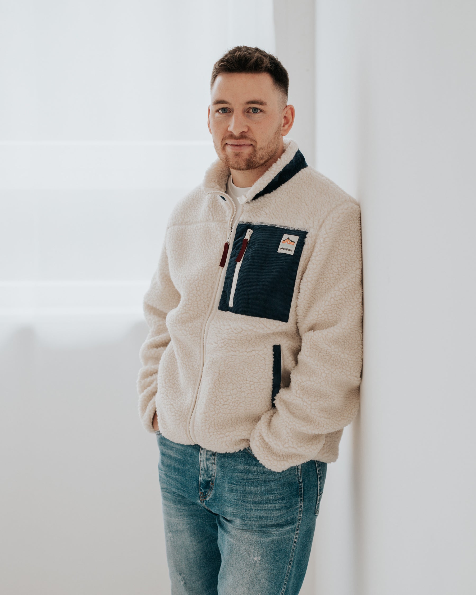 #PFALZLIEBE Sherpa Fleece navy