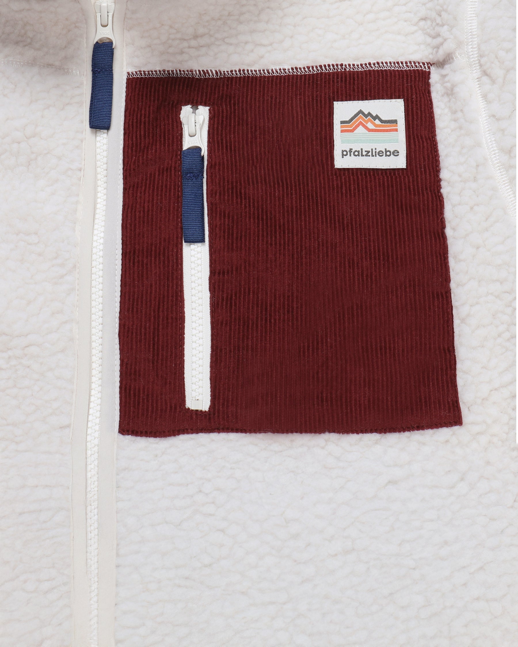 #PFALZLIEBE Sherpa Fleece weinrot