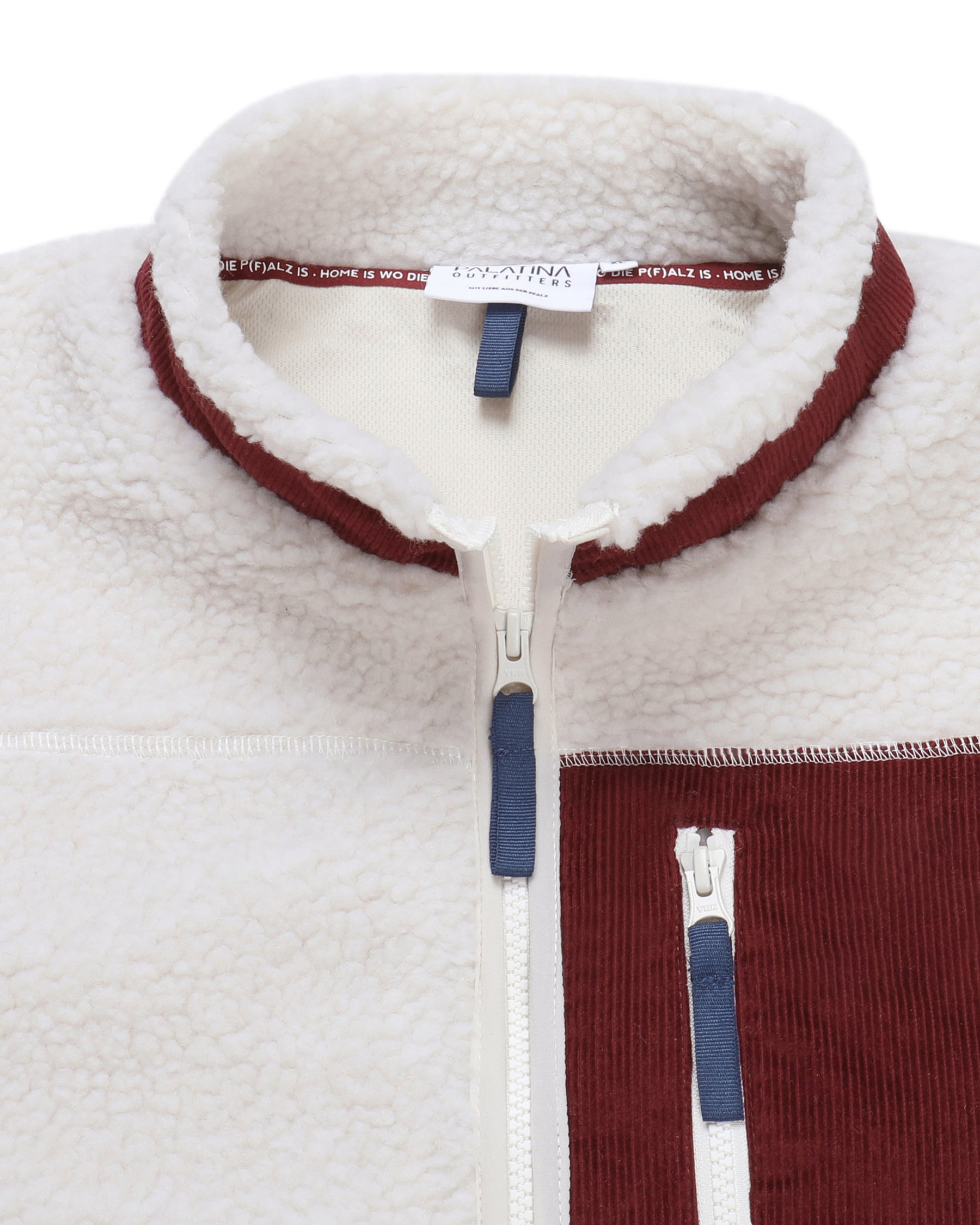 #PFALZLIEBE Sherpa Fleece weinrot