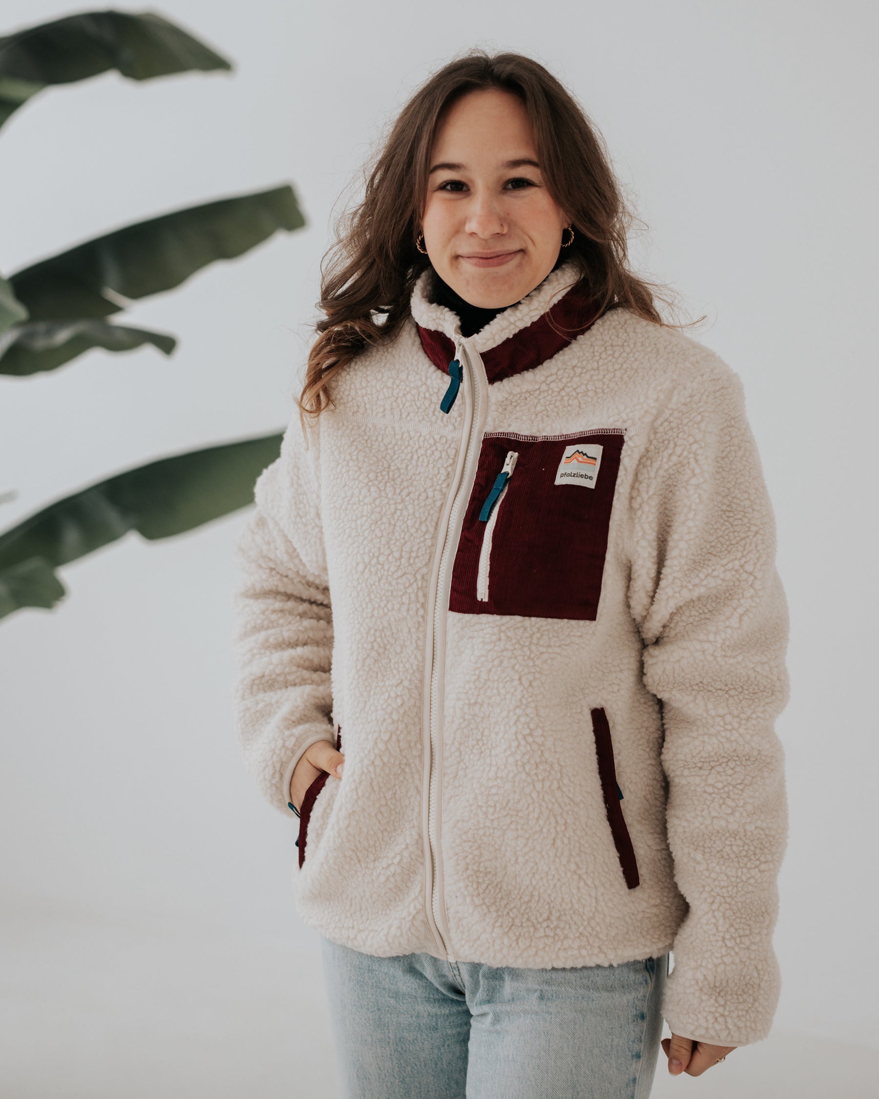 #PFALZLIEBE Sherpa Fleece weinrot