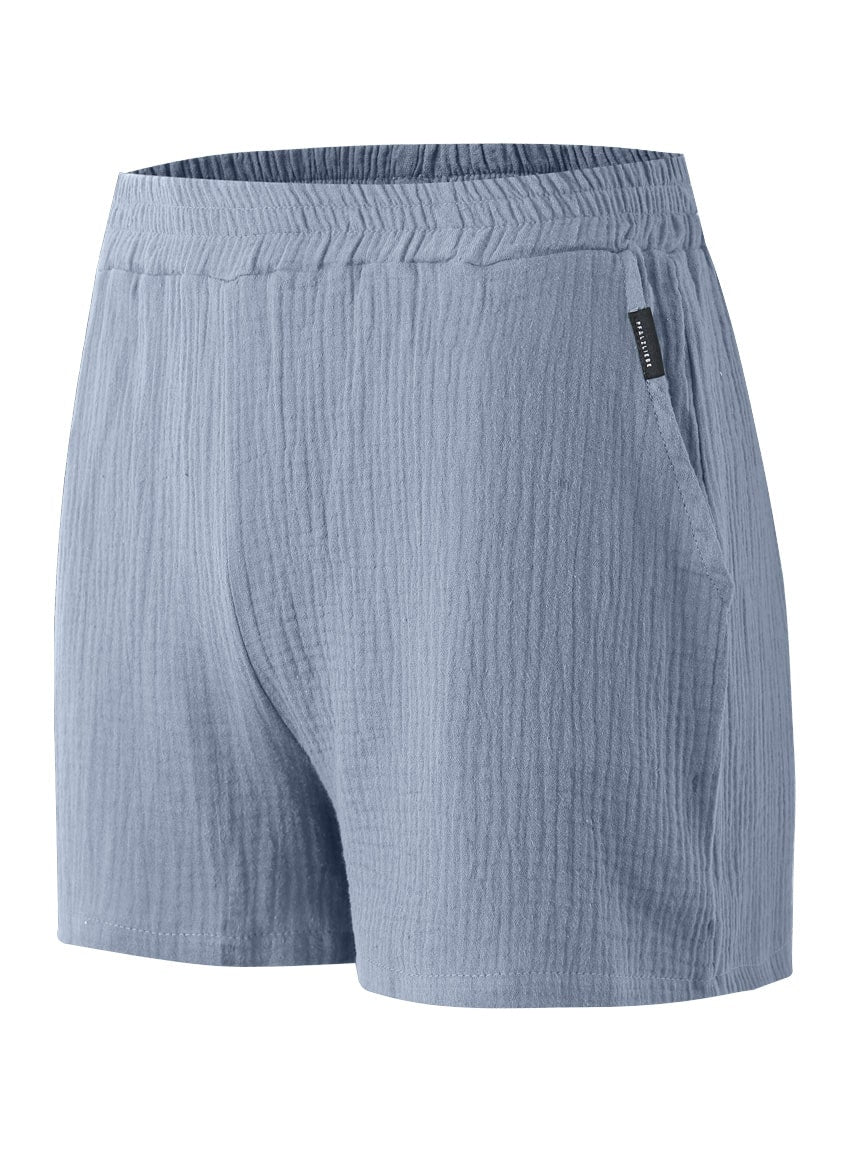 musselin shorts blue main