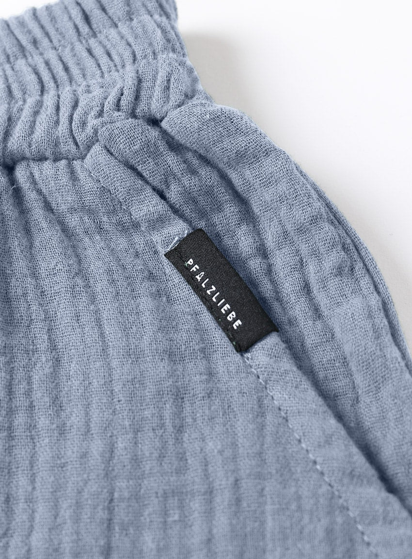 musselin shorts blue zoom