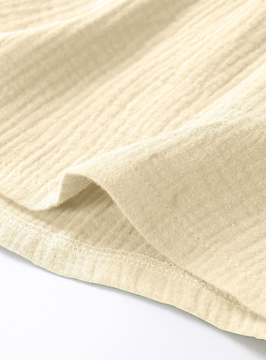 musselin shorts creme leg