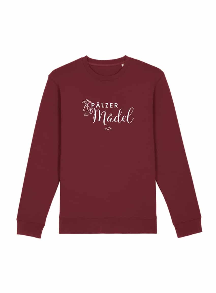 pulli unisex pälzer mädel weinrot