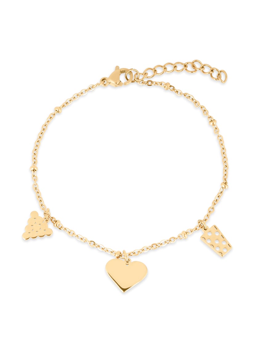 #TRAUBEUNDUBBE ARMBAND GOLD