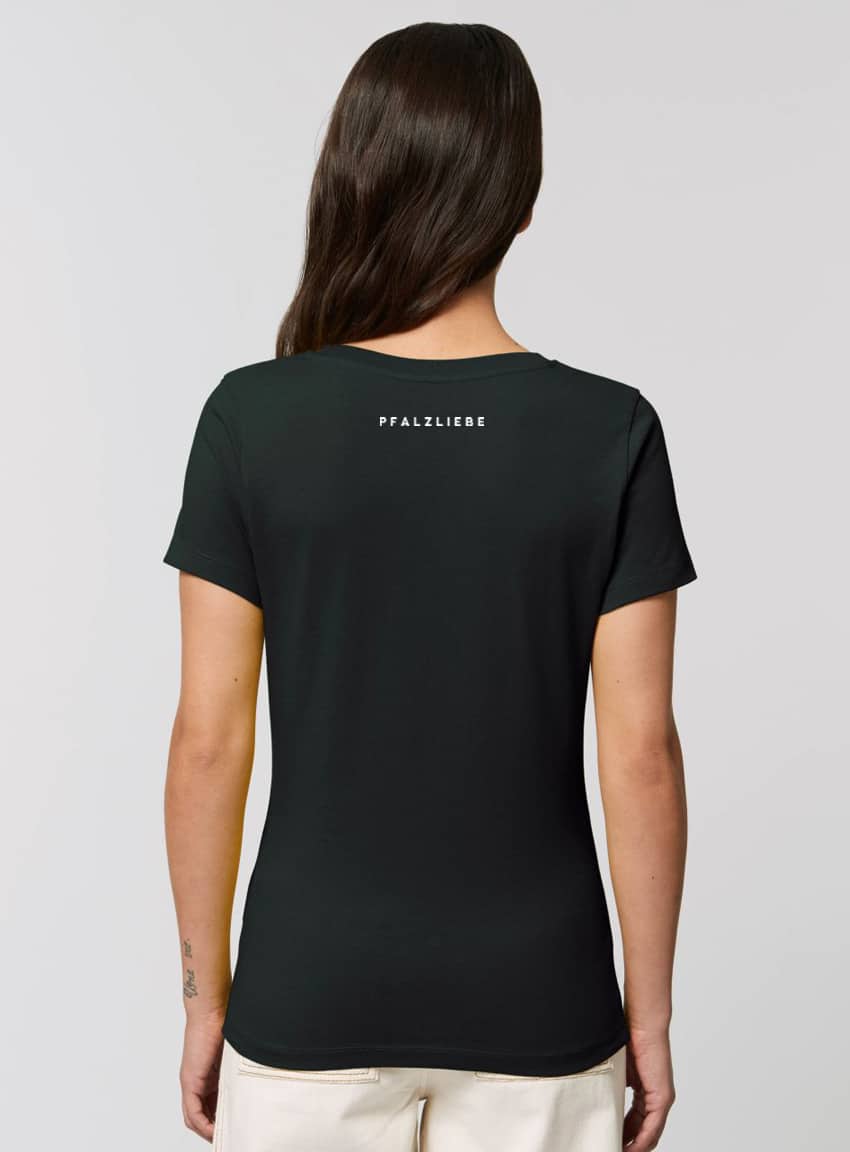 t shirt frauen pfalzliebe back black