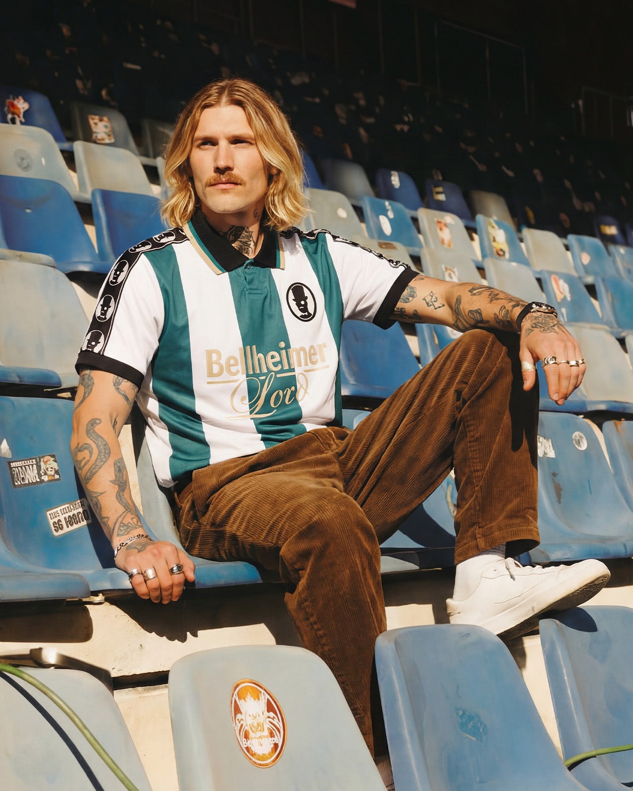 #Bellheimer Striped Retro Trikot