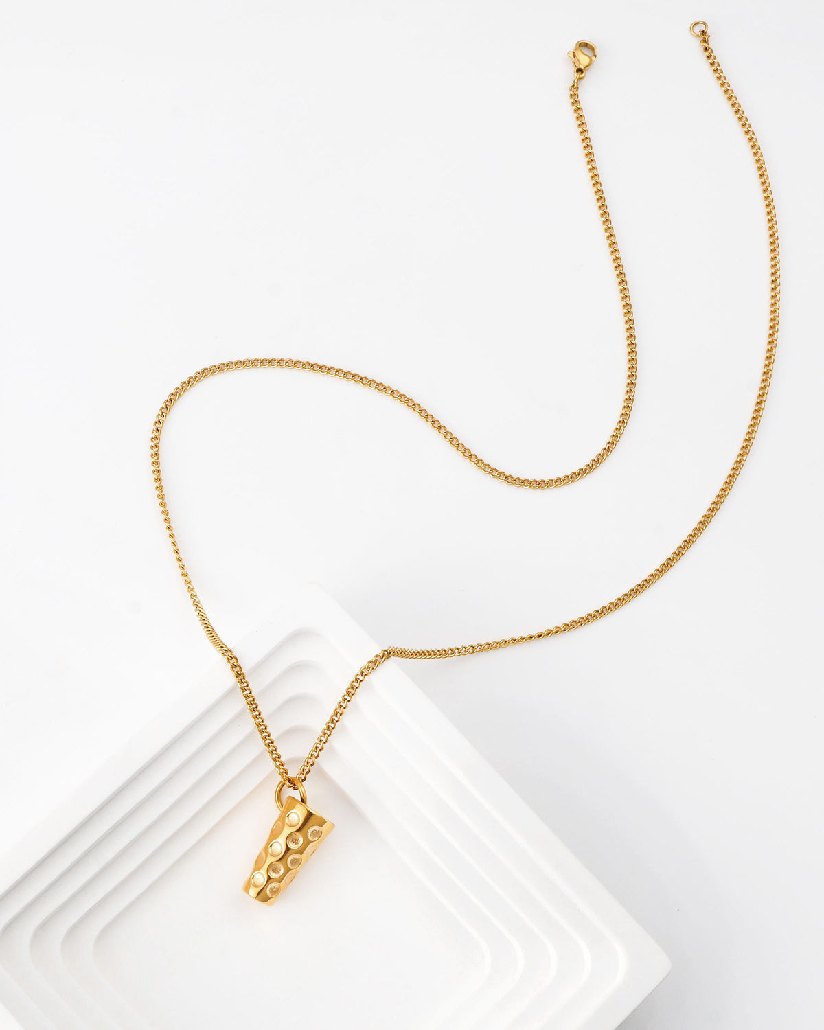 #DUBBEGLAS KETTE GOLD