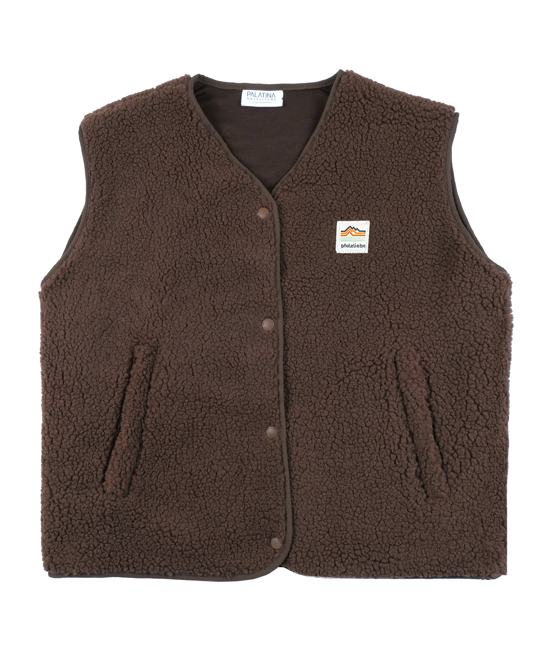#PFALZLIEBE Weste Schoko