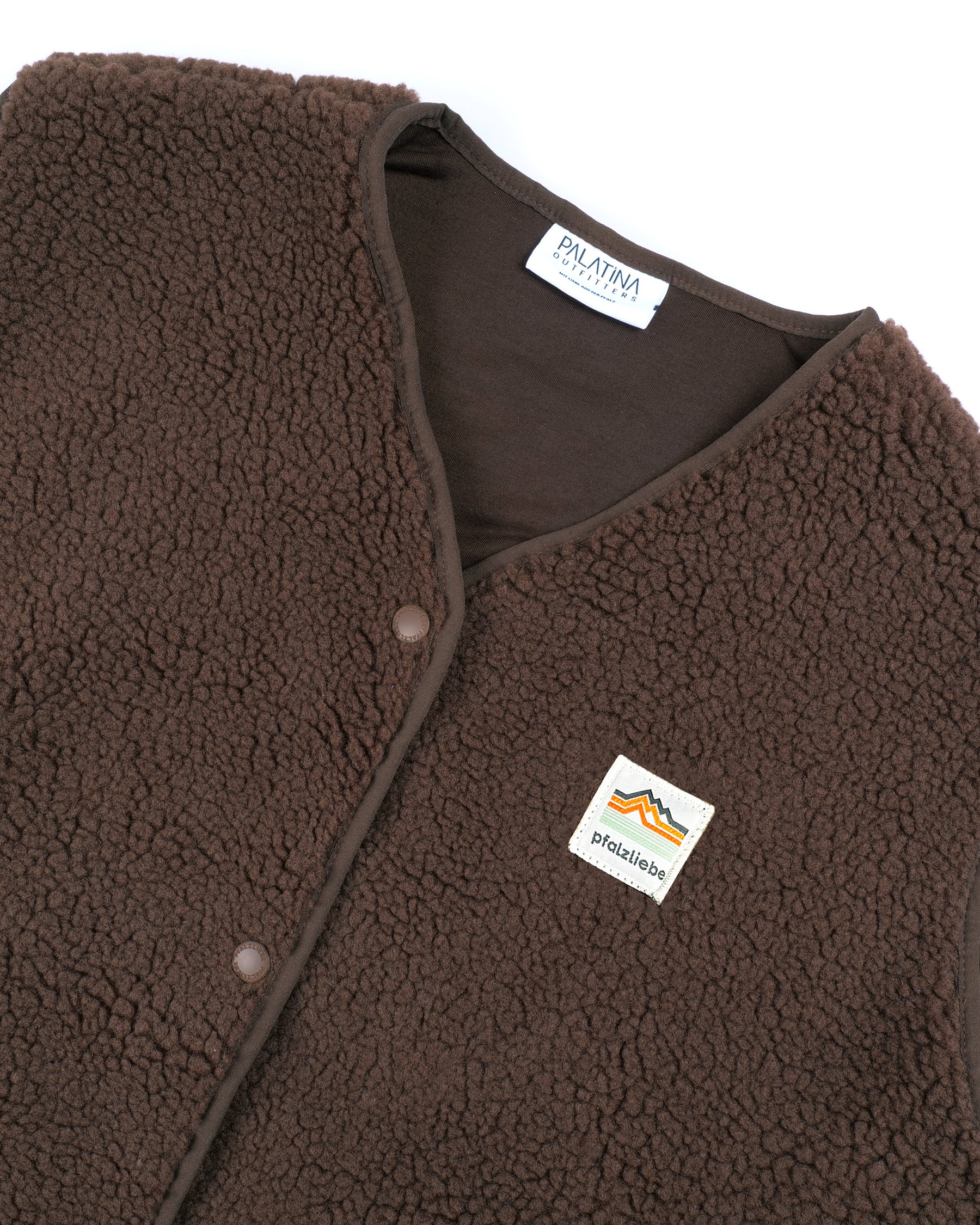 #PFALZLIEBE Weste Schoko
