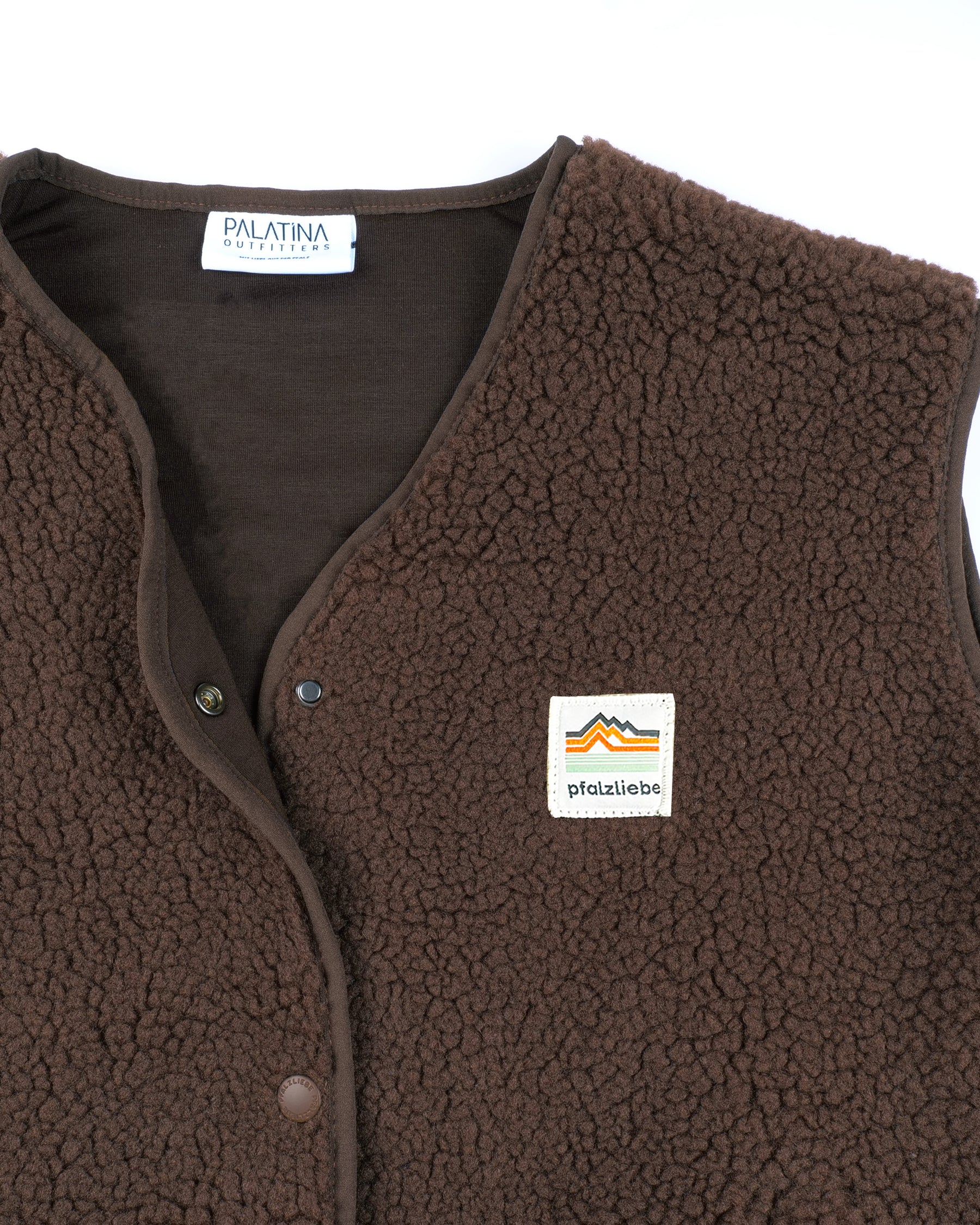 #PFALZLIEBE Weste Schoko
