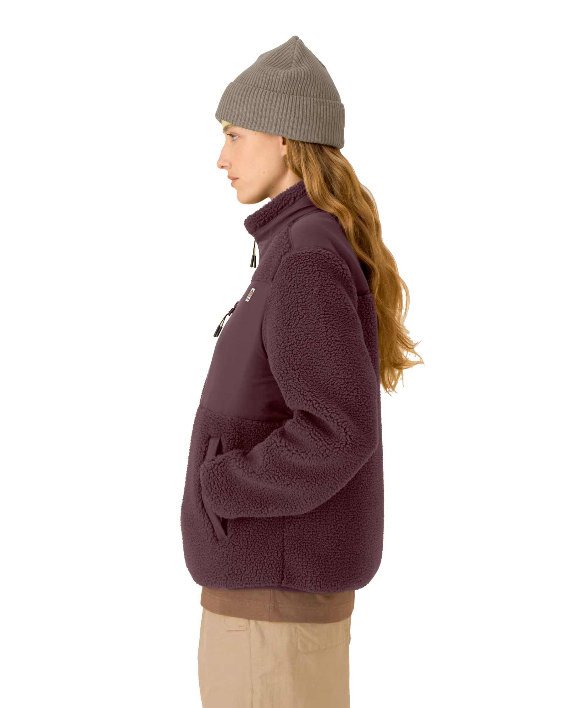 #PFALZLIEBE Sherpa Fleece redbrown