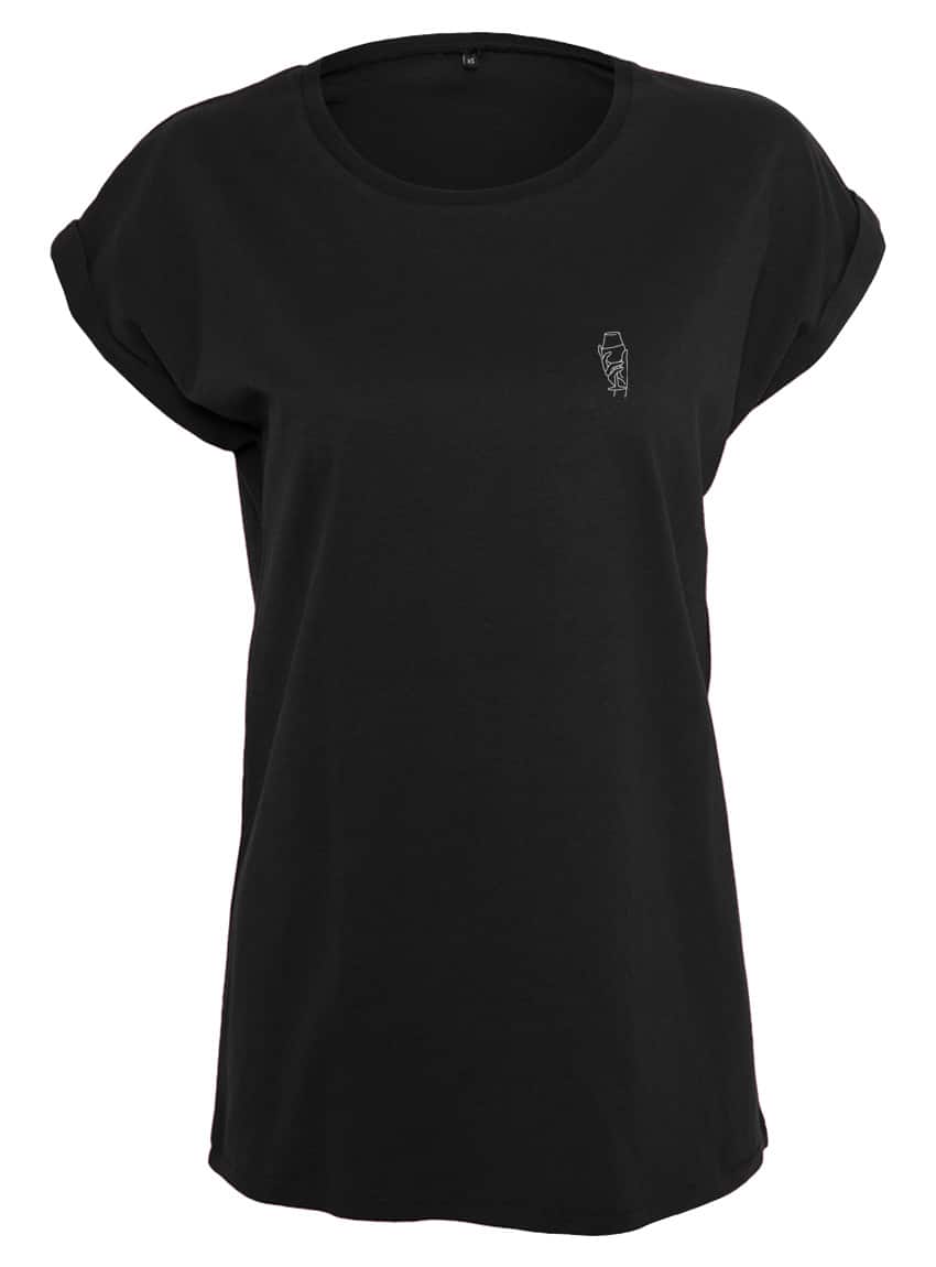 frauen byb t shirts weinglas black