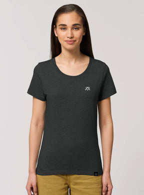 t shirt frauen herz grey